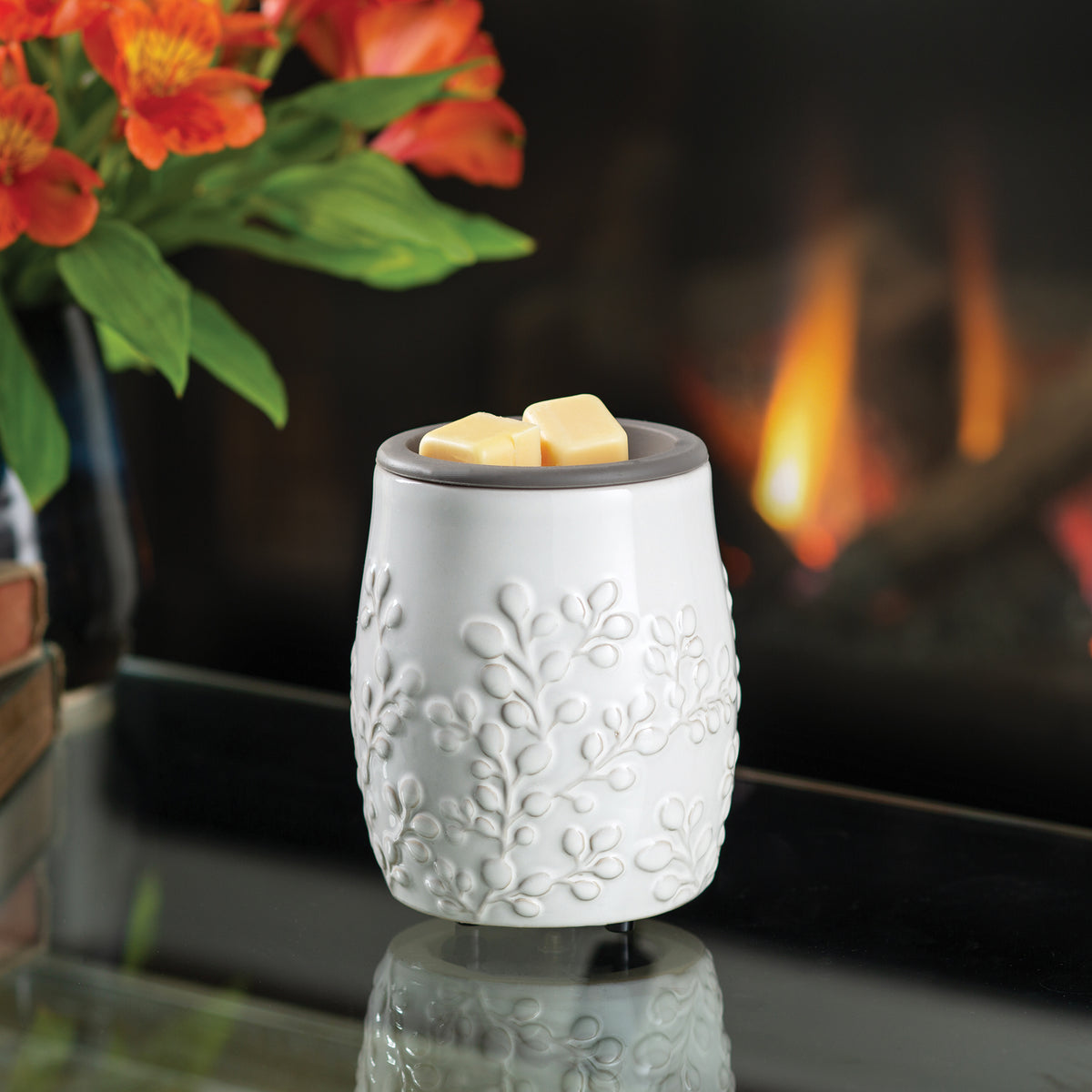 White Washed Bronze: 2-in-1 Fragrance Warmer