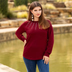 Embellished Long Sleeve Top