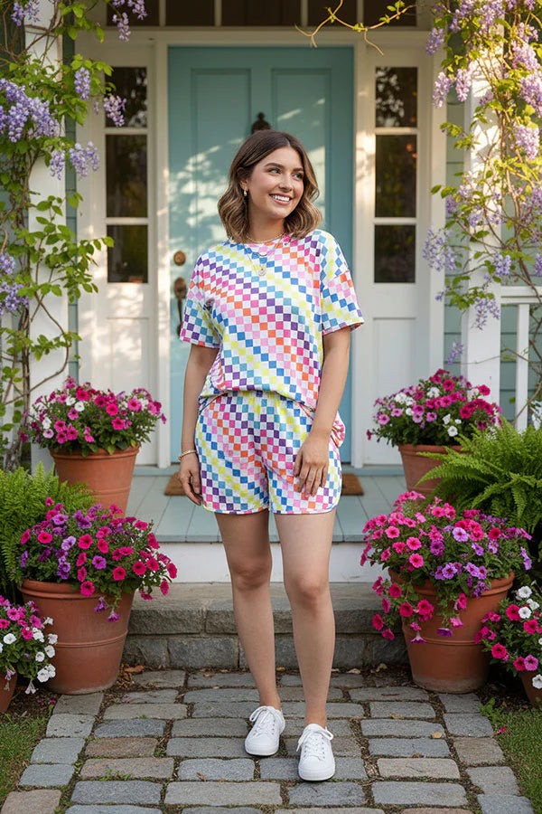 Checkered Short