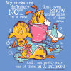 My Ducks Are Definitely Not - Carolina Blue Graphic Tee