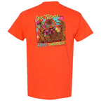 Live Today Fried Tomorrow - Safety Orange Graphic Tee