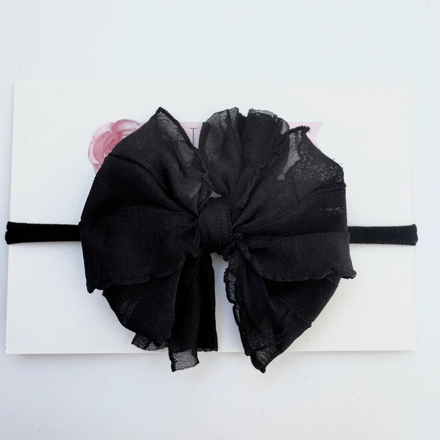 Skinny Mini Ruffled Headband