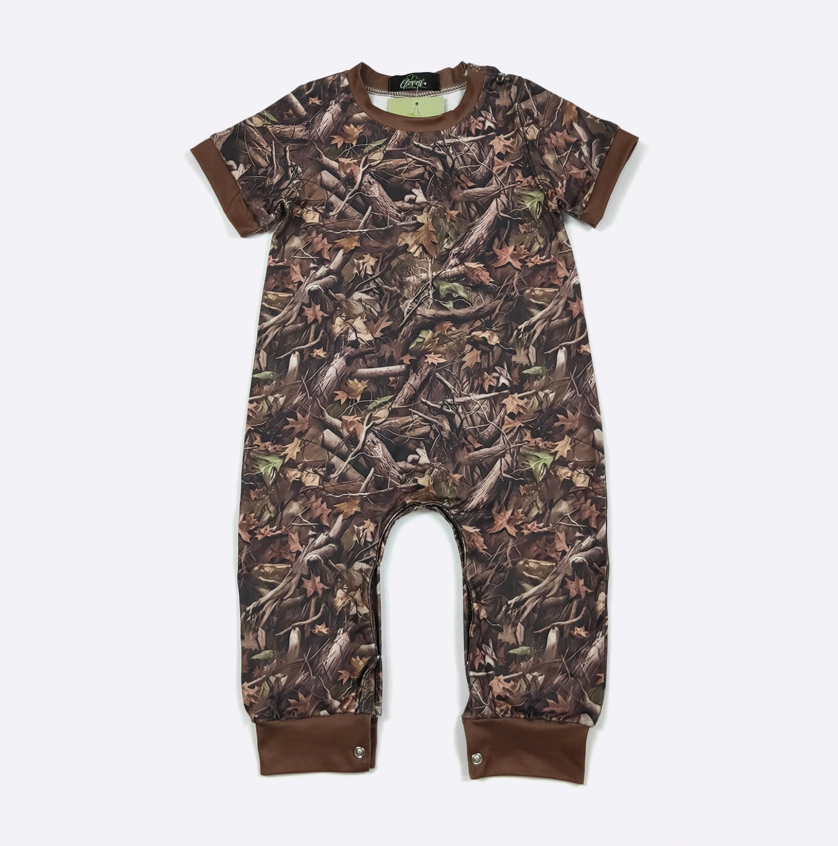 Woody Camo Boy Romper