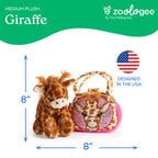 Plush Animal Set with Purse - 9" Giraffe