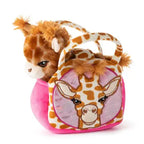 Plush Animal Set with Purse - 9" Giraffe