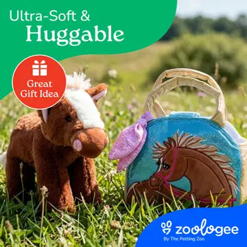 Purse & Plush Brown Horse Farm/Barnyard Animal