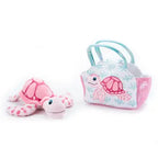 Purse & Plush Sea Turtle Pink