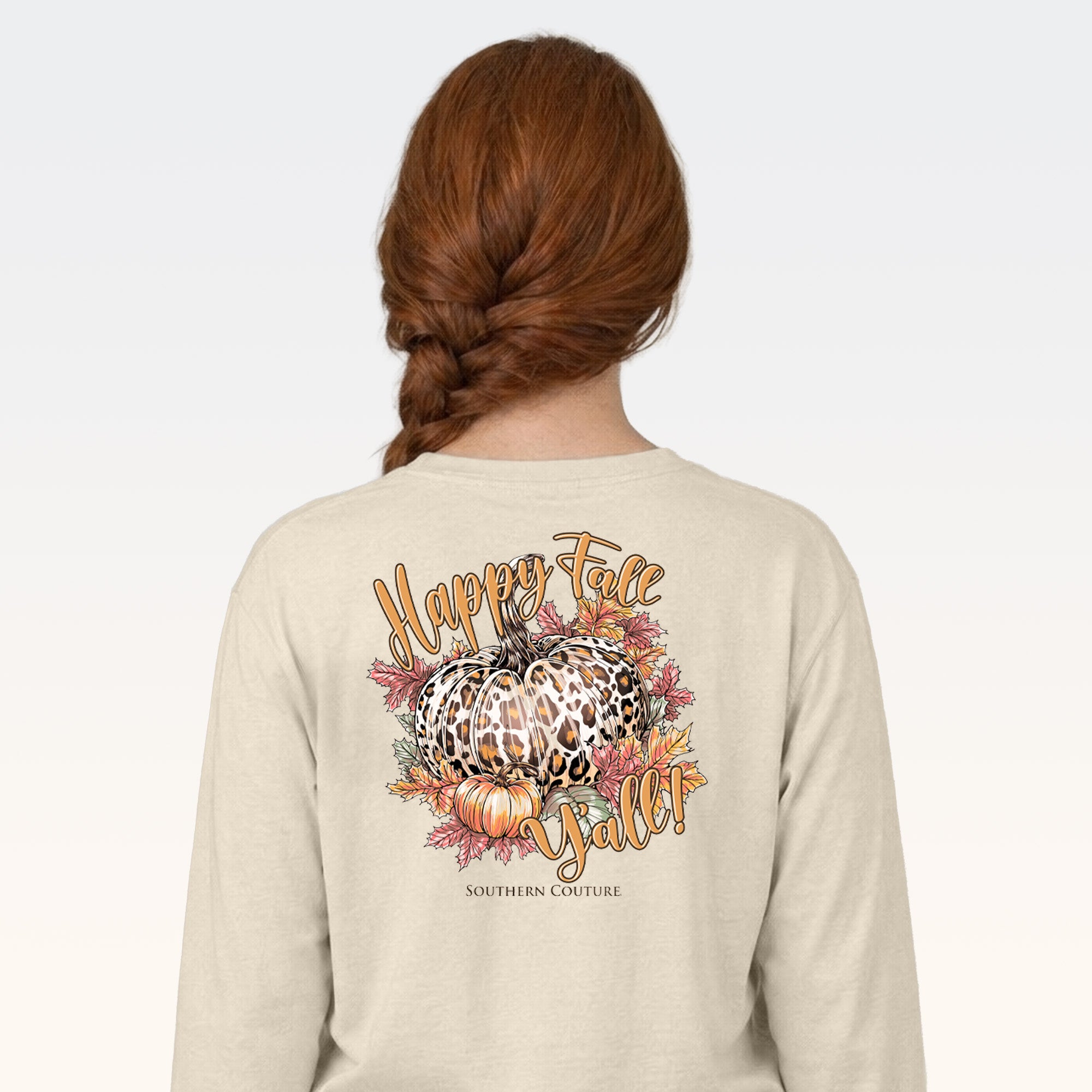 SC Classic Happy Fall Yall on LS - Natural - PrePa