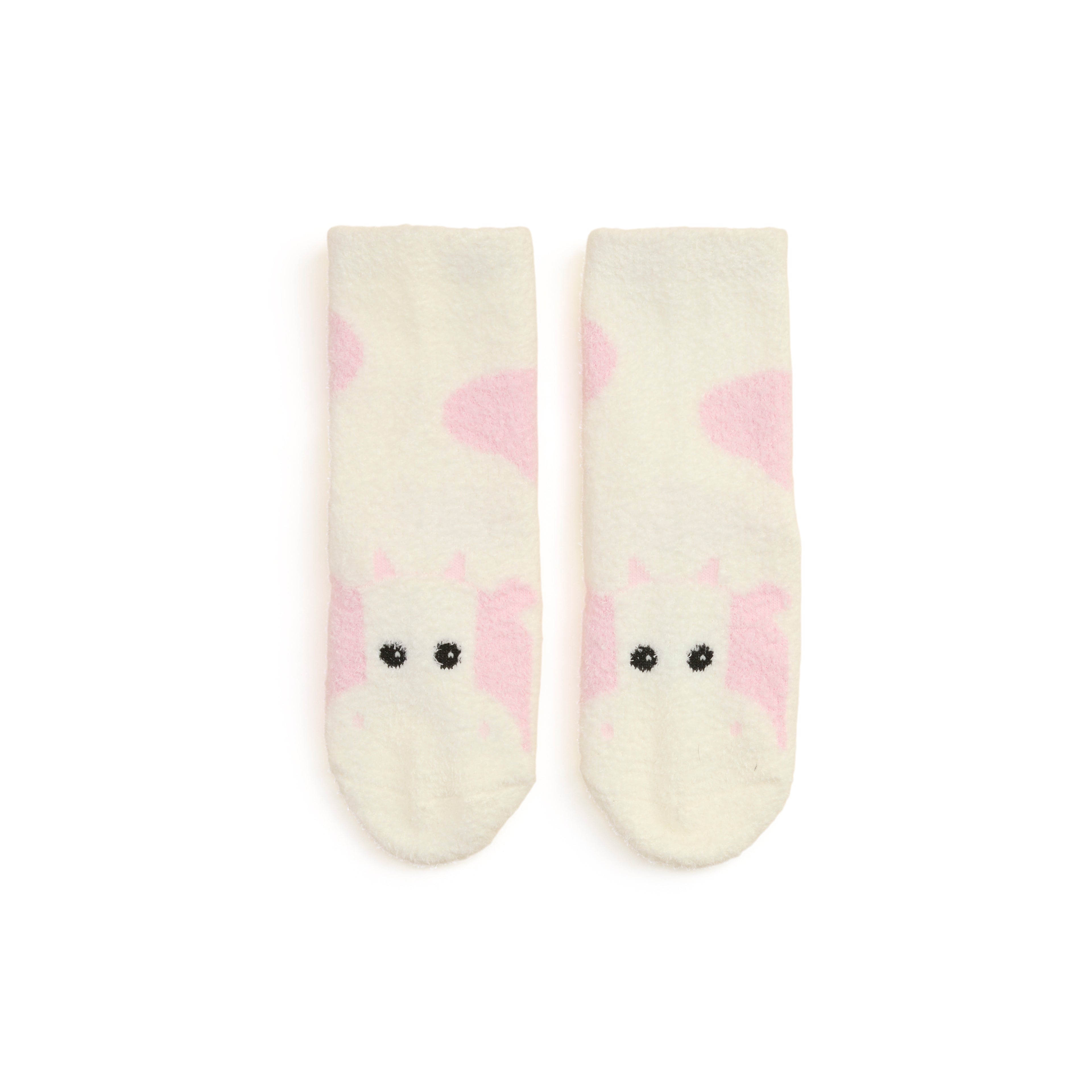 Strawberry Cow Crew Warmies® Sock Set Large
