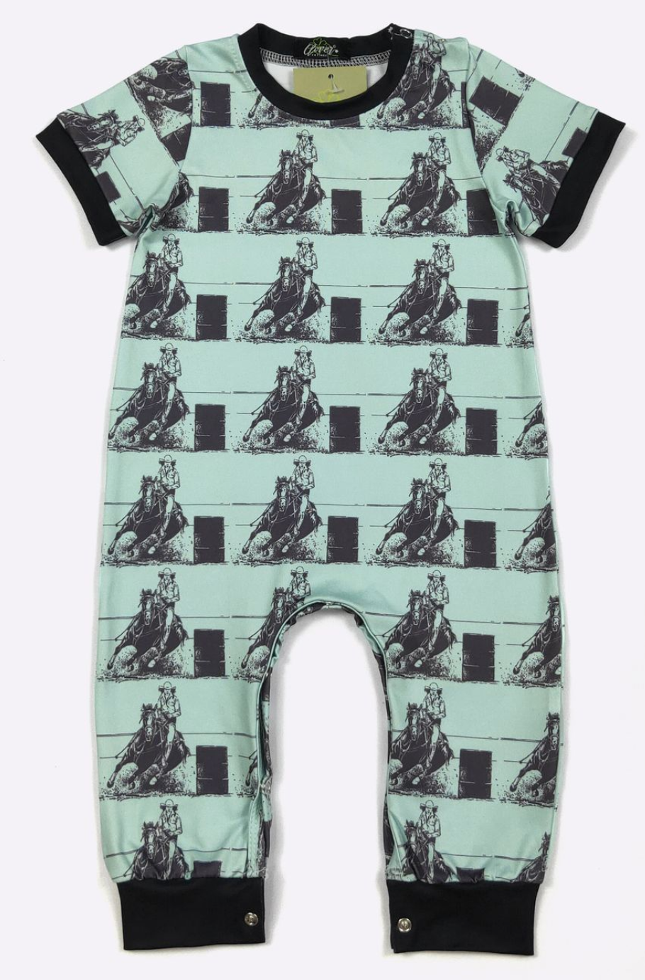 Barrel Racing Boy Romper