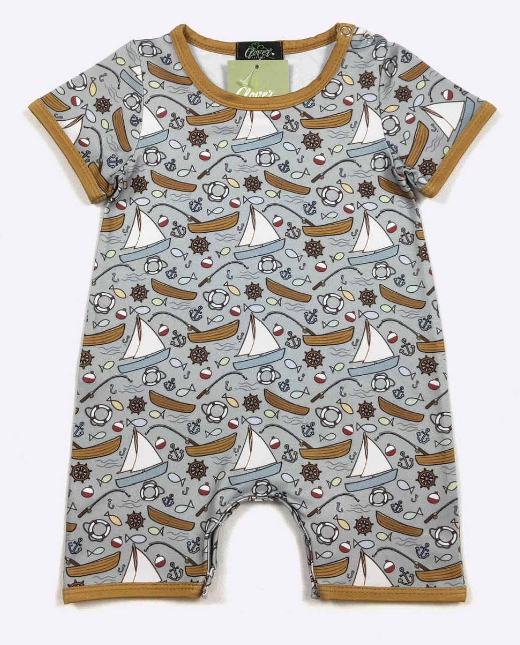 Fishing Charter Boy Romper