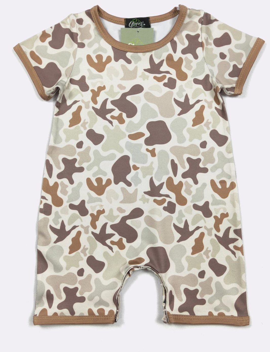 Muted Camo Boy Romper