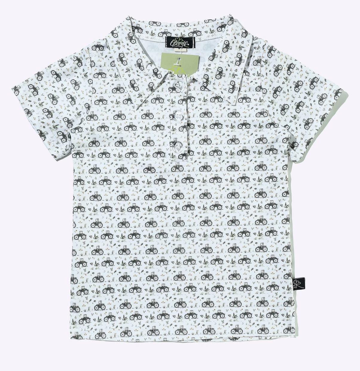 Tractor Plow Boy Collar Shirt