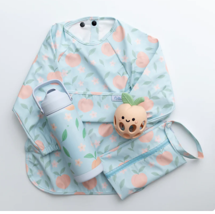 The Grayson Long Sleeve Bib - Peach Blossom