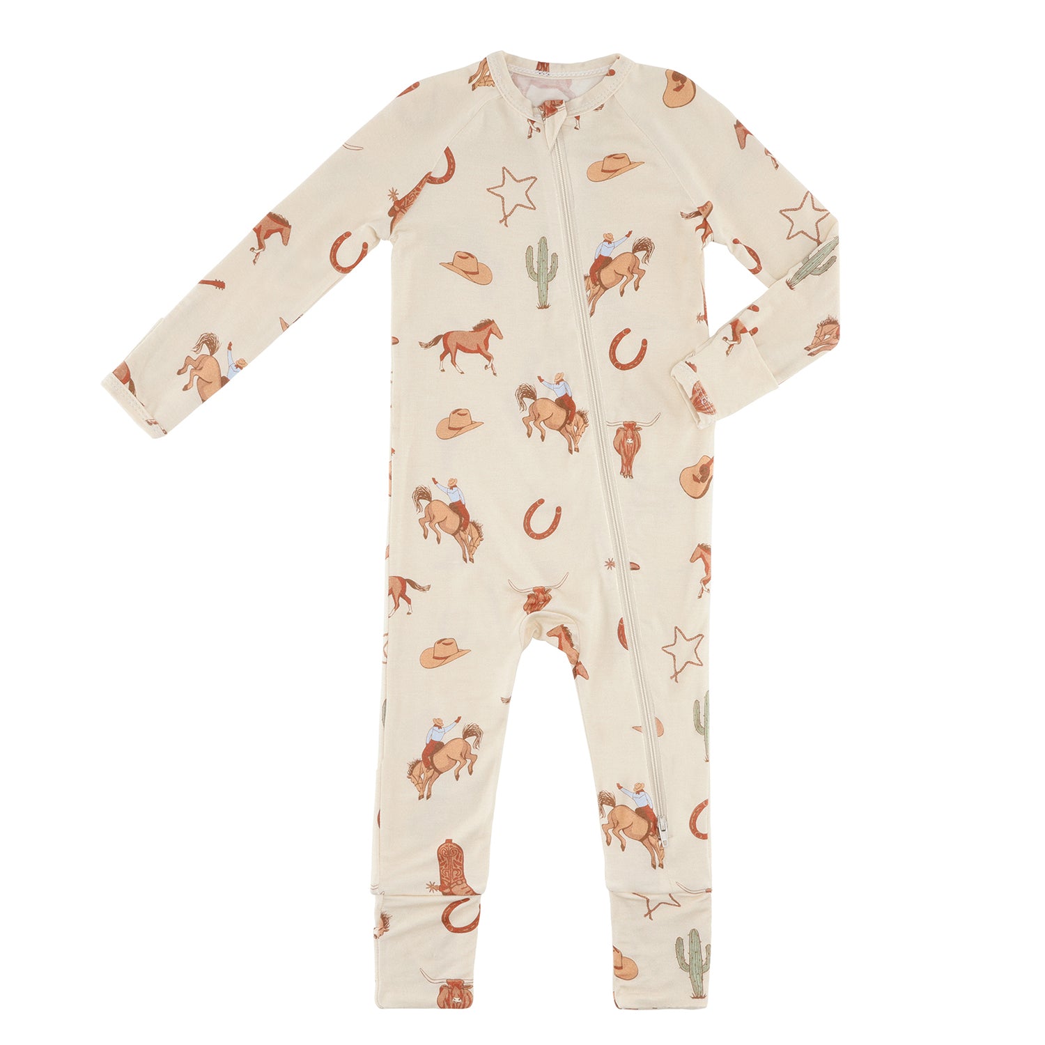 Cozy Romper - Cowboy 3-6m