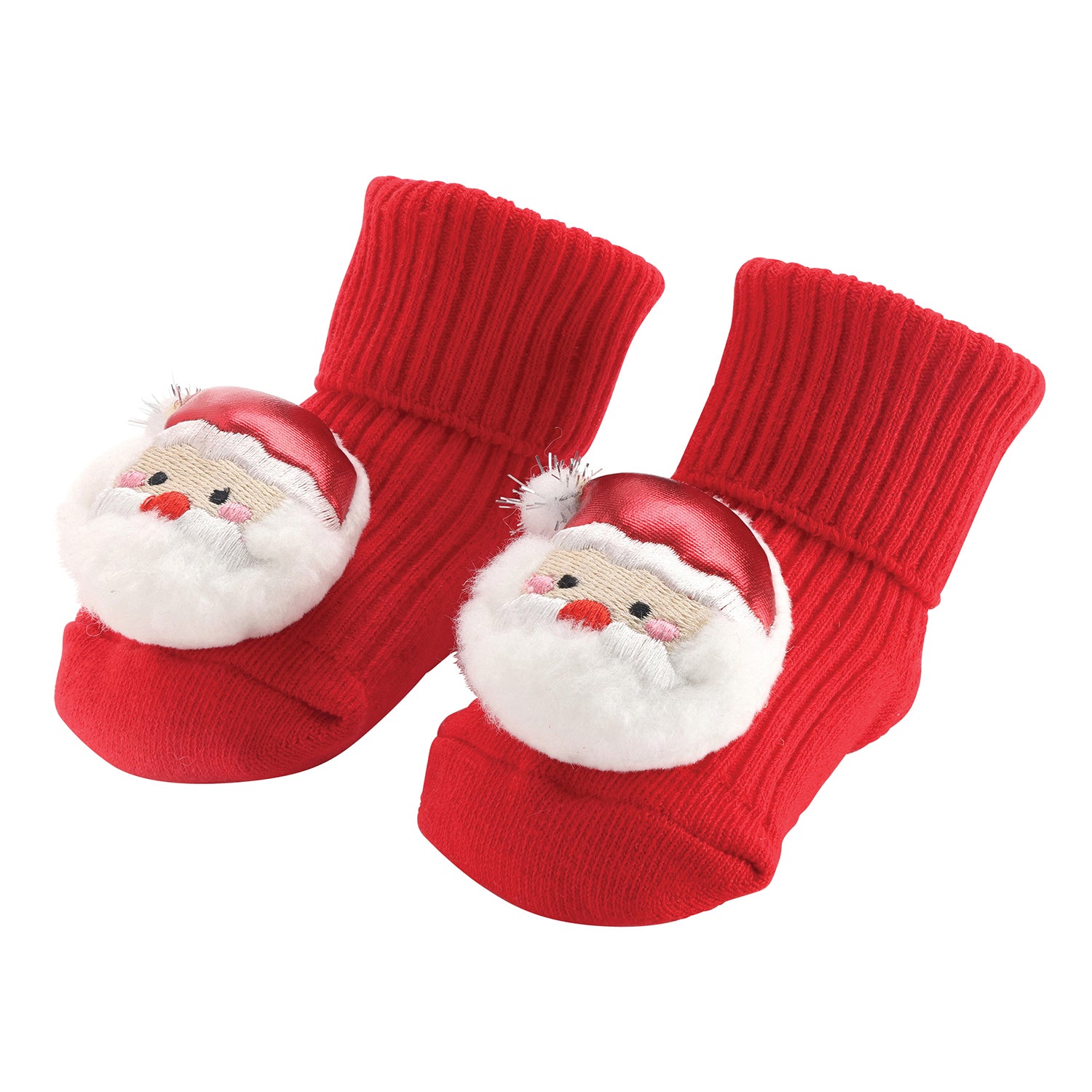 Santa Rattle Socks