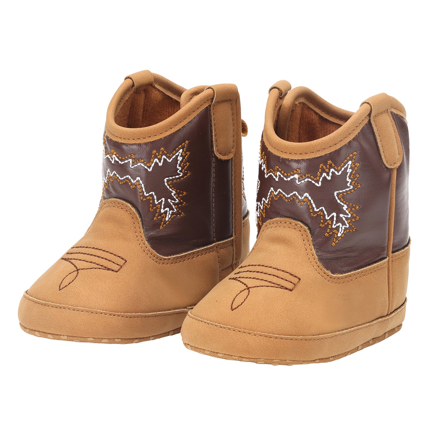 Cowboy Boots - Brown/Tan