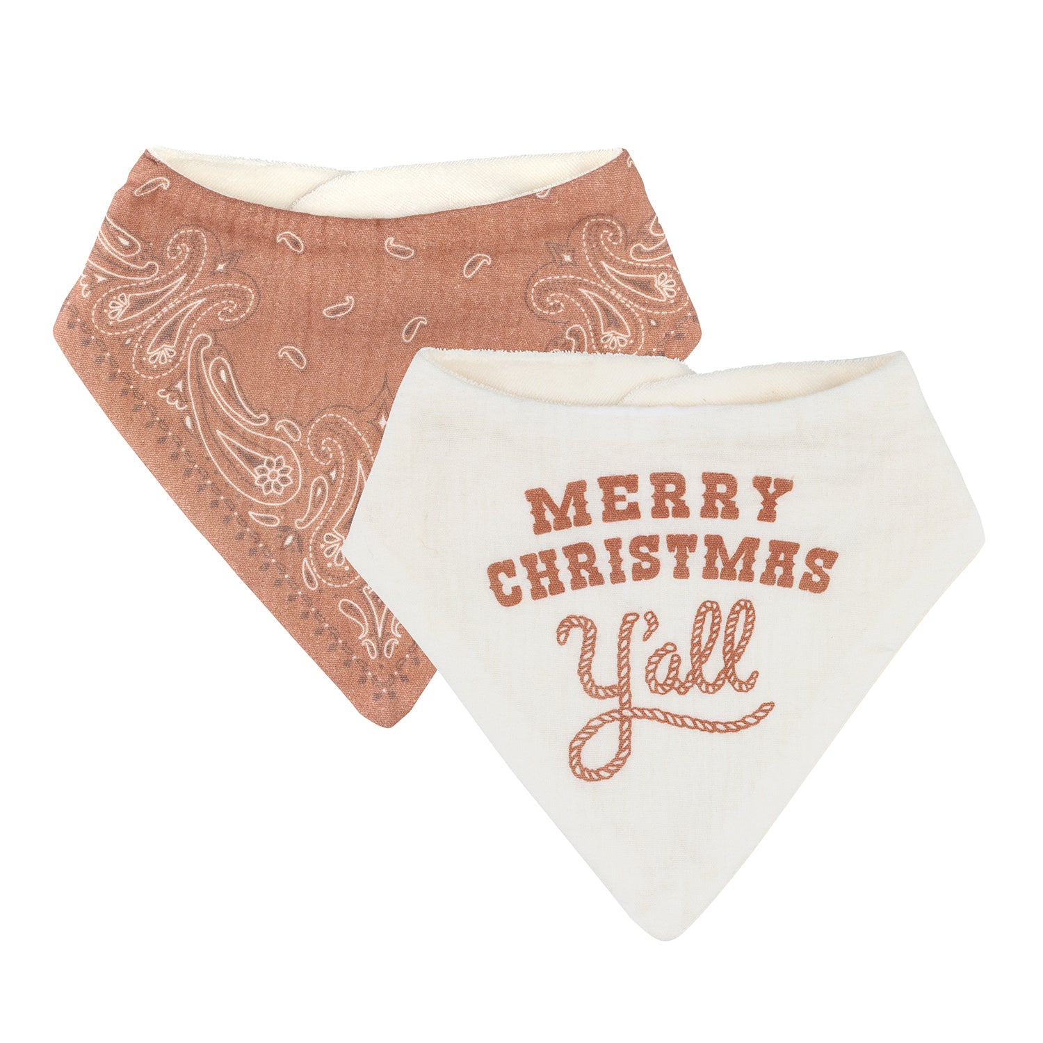 Bandana Bib Set-Xmas Ya'll