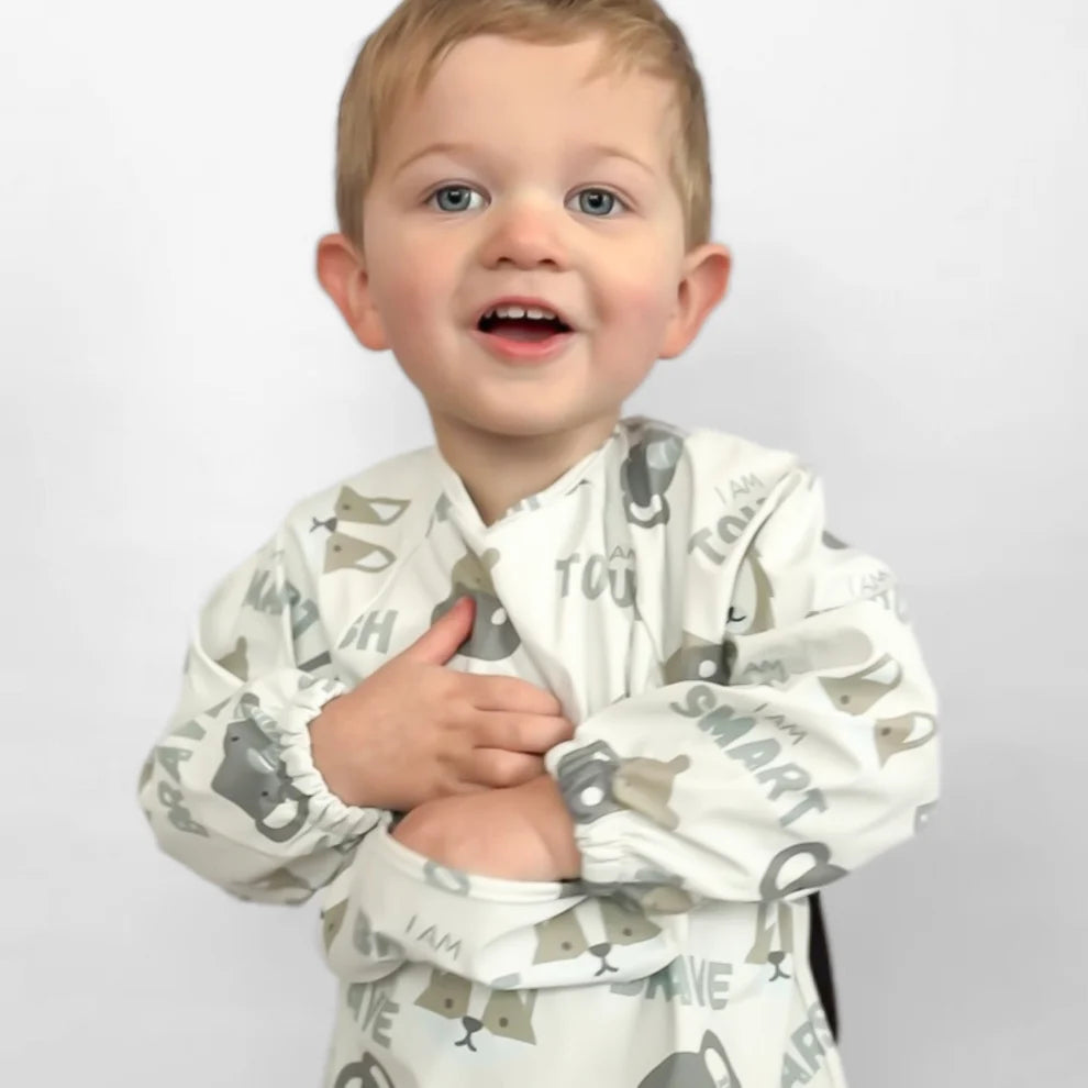 The Grayson Long Sleeve Bib - Affirmations