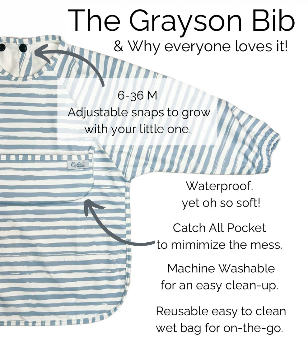 The Grayson Long Sleeve Bib - Farm