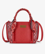 Wrangler Braided Paisley Bandana Tote Bag
