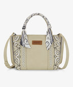 Wrangler Braided Paisley Bandana Tote Bag