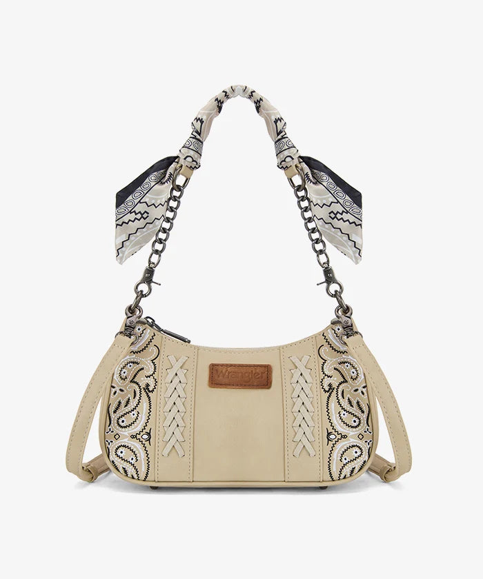 Wrangler Braided Paisley Bandana Shoulder Bag