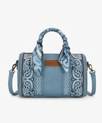 Wrangler Braided Paisley Bandana Boston Bag