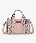 Wrangler Braided Paisley Bandana Boston Bag