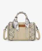 Wrangler Braided Paisley Bandana Boston Bag