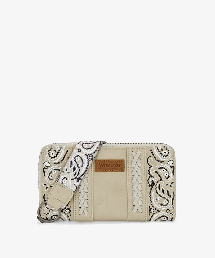 Wrangler Braided Paisley Bandana Wallet