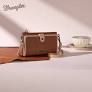 Wrangler Crossbody Wallet Cardholder - Brown