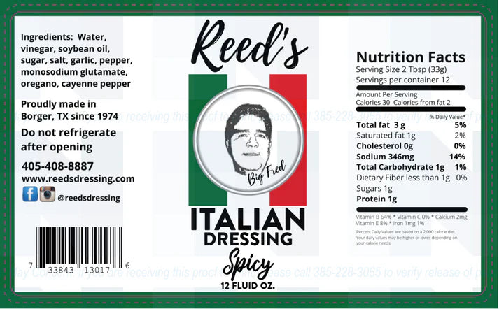 Reed's - The Spicy Recipe