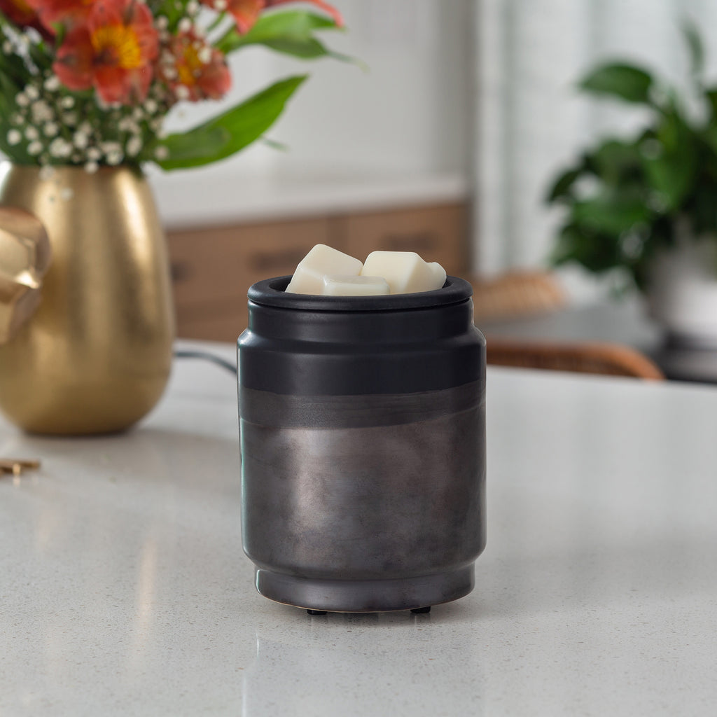 Black Dipped Flip Dish Wax Warmer