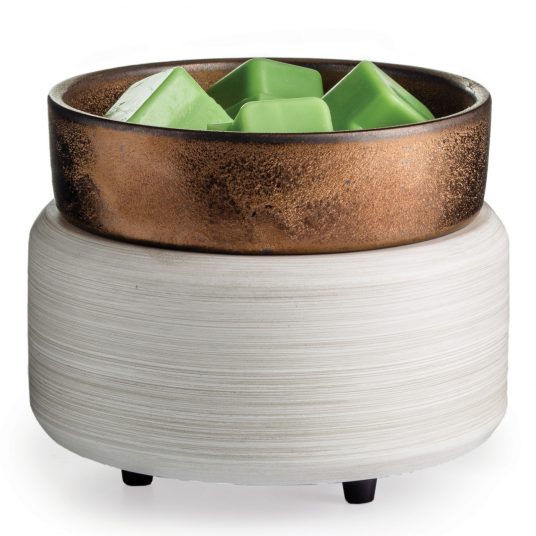White Washed Bronze 2-IN-1 Fragrance Warmer